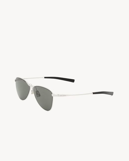 Saint Laurent Gray "Sl 831 Vesper" Sunglasses
