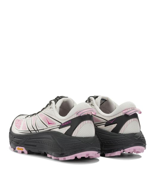 Hoka One One White "Mafate Speed 2" Low Top Sneakers