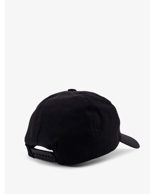 Rick Owens Black Cotton Blend Hat for men