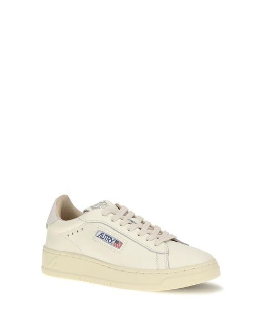 Autry Natural Dallas Low Leather Sneakers Msh/Msh