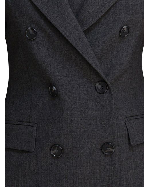 Semler Black Balzer Double-Breasted Jackets And Coats