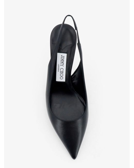 Jimmy Choo White Love 65 Leather Slingback Décolleté