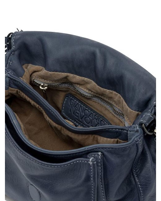 Reptile's House Shoulder Bags Blue