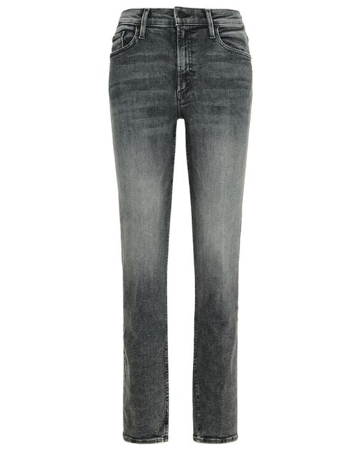 Mother Gray Twister Cotton Jeans