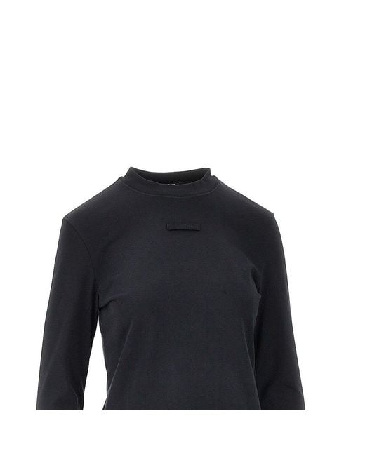 Jacquemus Blue Gros Grain Long-Sleeved T-Shirt