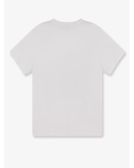 Aspesi White Cotton T-Shirt for men