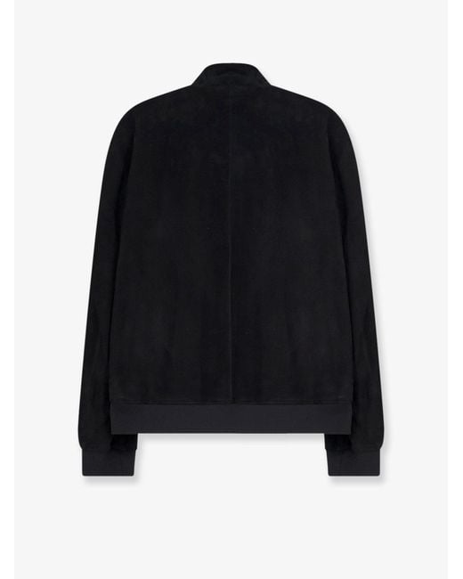 Gucci Black Suede Bomber for men