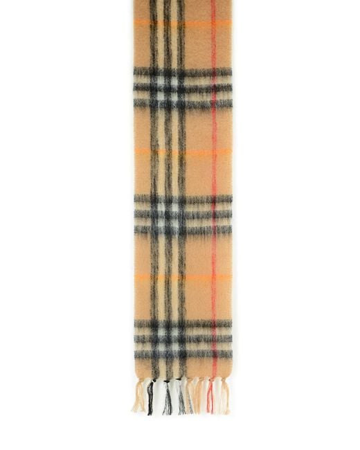 Burberry Metallic Mohair And Wool Scarf