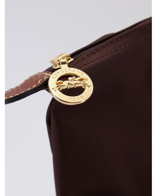 Longchamp Brown Le Pliage Nylon Shoulder Bag