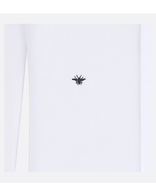 Dior White Shirt With Logo for men
