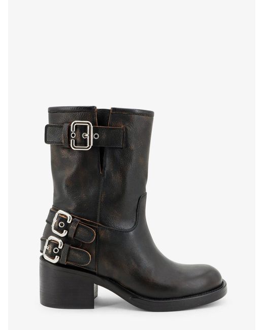 Chloé Black Dakota Calfskin Boots