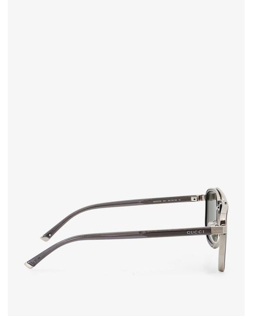 Gucci Gray Acetate Sunglasses for men