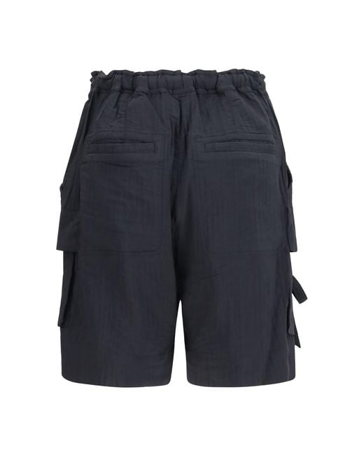 Isabel Marant Blue Marant Etoile Viscose And Cotton Shorts