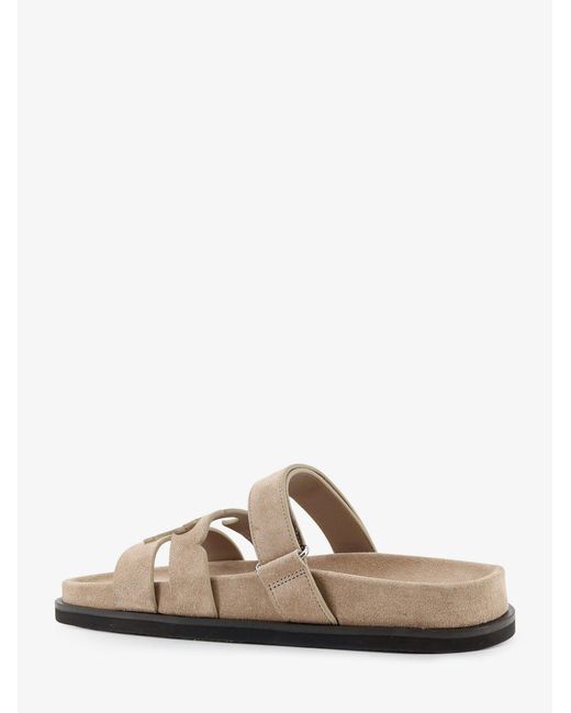 Tory Burch Natural Sandals Ines Suede