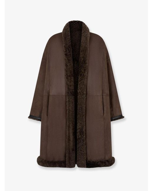 Tom Ford Brown Shearling Coat