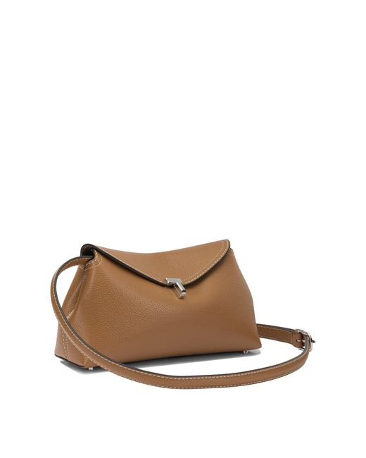 Totême  Natural T-Lock Clutch Bag