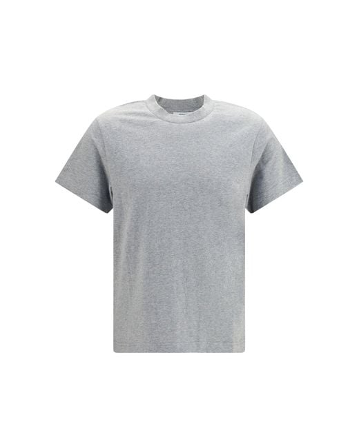Entire studios Gray Standard Cotton Crewneck T-Shirt Marle
