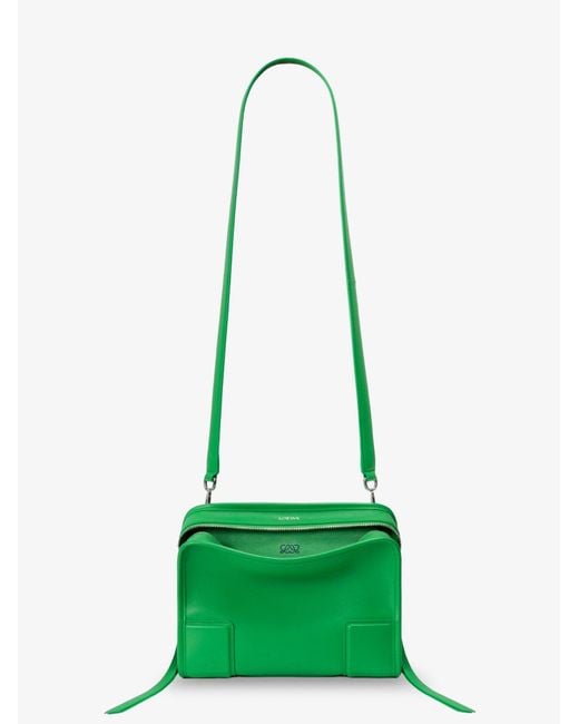 Loewe Green Amazona 180 Leather Handbag