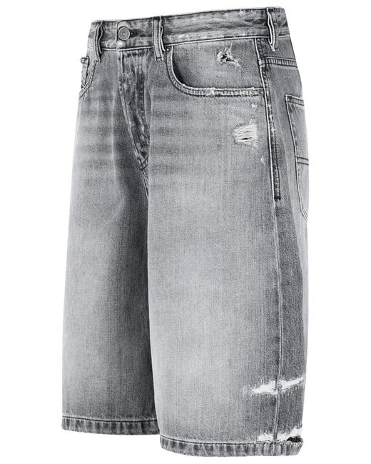 DIESEL Gray 'Desire' Cotton Shorts