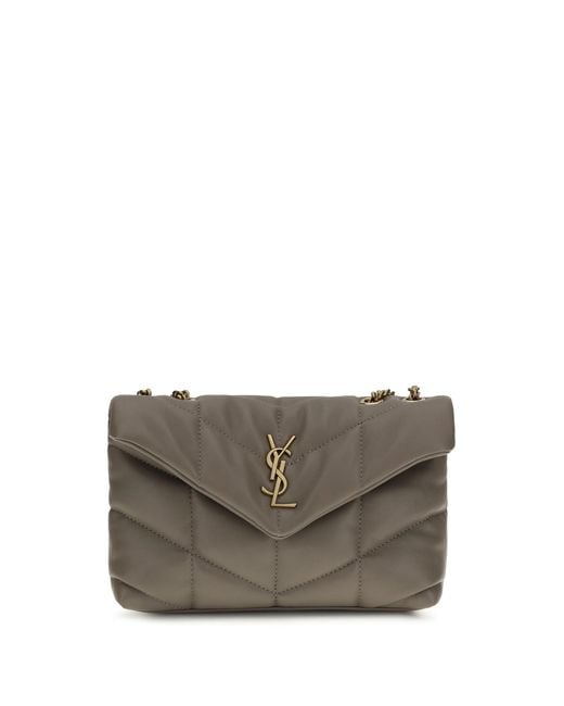Women's Grey Puffer Toy Shoulder Bag