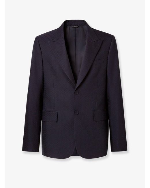 Fendi Blue Clothing Lana Cotone for men