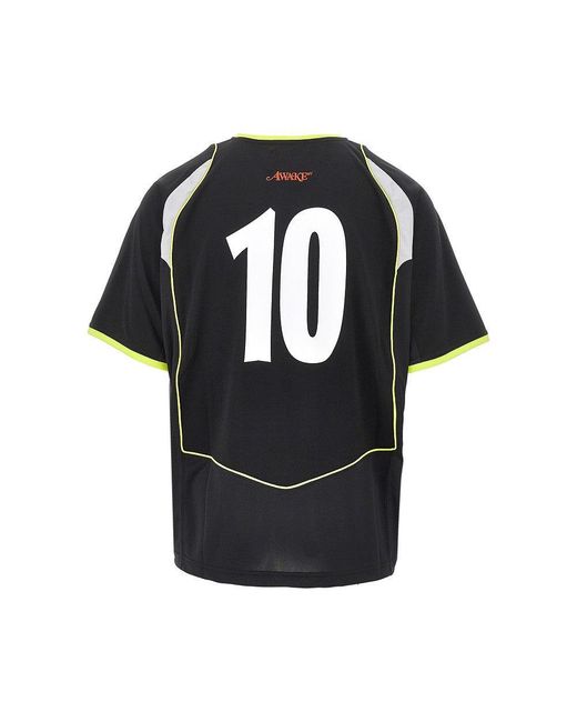 AWAKE NY Black 'Unisphere' Technical Jersey T-Shirt for men