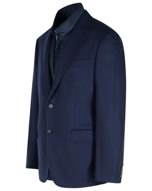 Fay Blue 'Db' Polyamide Jacket for men