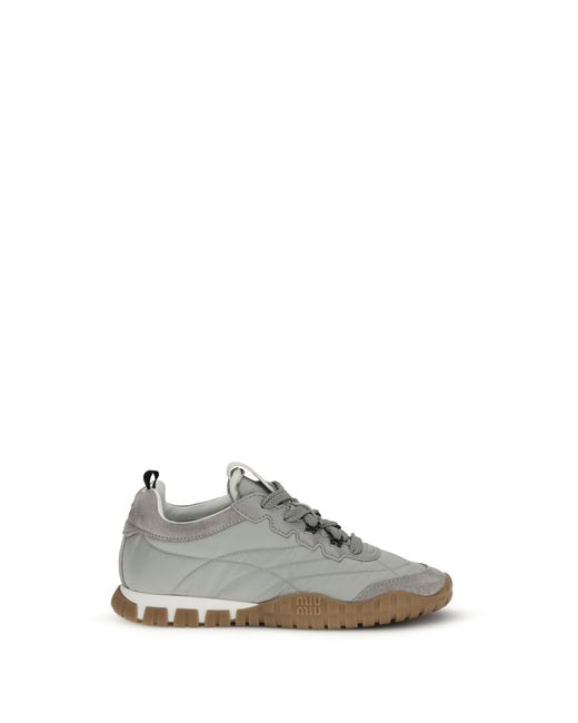 Miu Miu White Tyre Sneakers