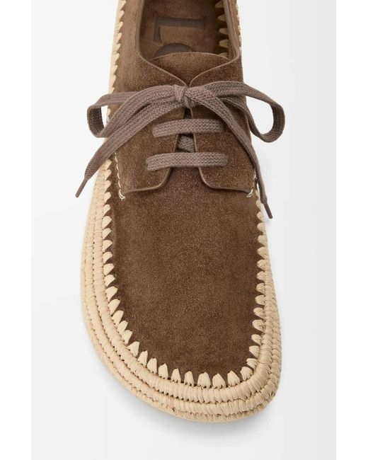 Loewe Brown Rio Lace Up Shoes for men