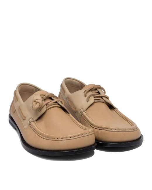 Loewe Brown "Campo" Laced Loafers for men