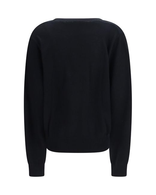 Extreme Cashmere Black Sweater N°467 Collin