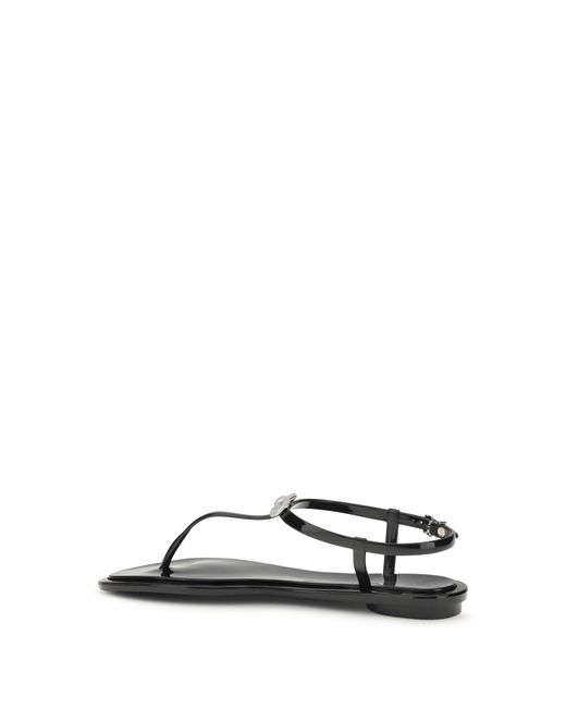 Mach & Mach White Mach & Mach Double Bow Sandals