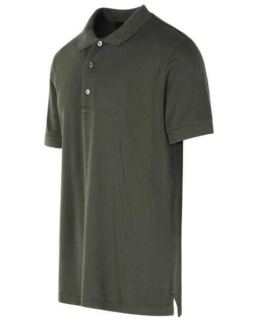 Tom Ford Green Polo Shirt for men