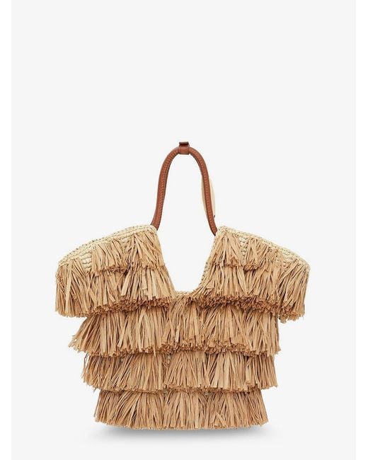 Zimmermann Brown Golden Time Crossbody Bag With Fringe