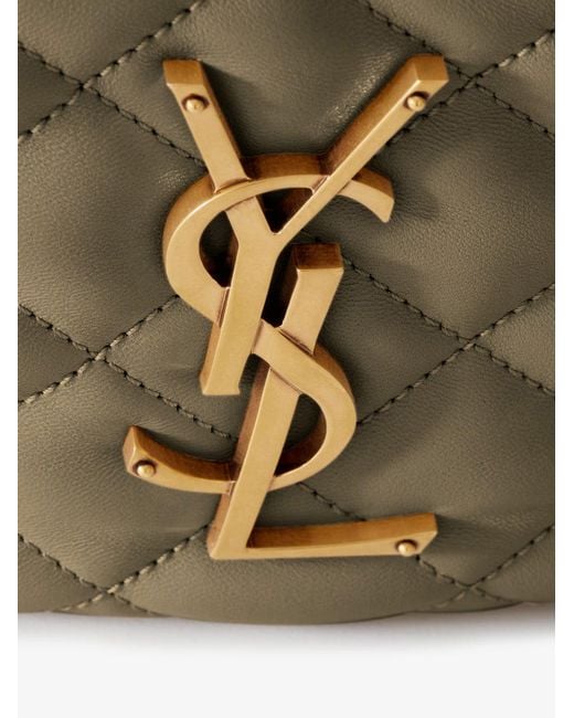 Saint Laurent Metallic Icarino Leather Handbag