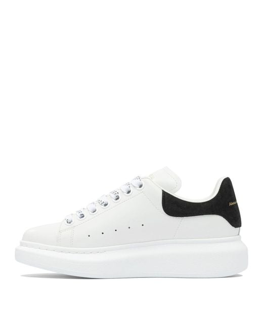 McQueen White Oversize Leather Sneakers