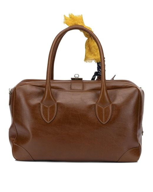 Golden Goose Deluxe Brand Brown "Vita" Large Handbag