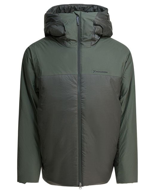 Houdini Sportswear Green Dunfri Jackets And Coats for men