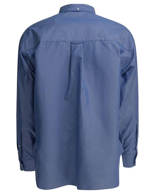 Beams Plus Blue Lisa Denim Shirts Light for men