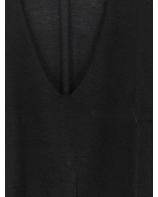 Rick Owens Black Tower Extreme Wool Sweater