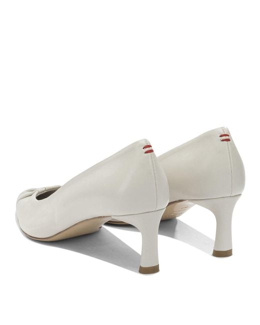 Halmanera White Heeled Shoes