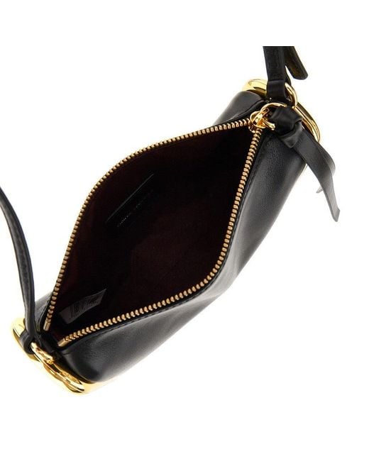 Marc Jacobs Black Leather Small 'Scene' Shoulder Bag