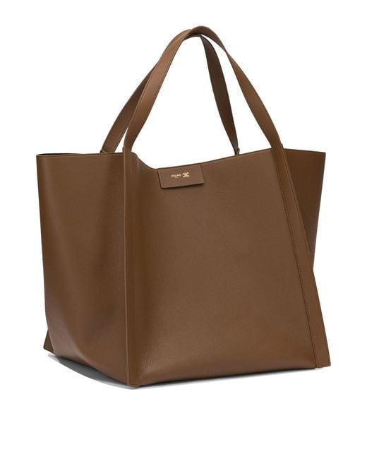 Céline Brown "Cube" Medium Shoulder Bag