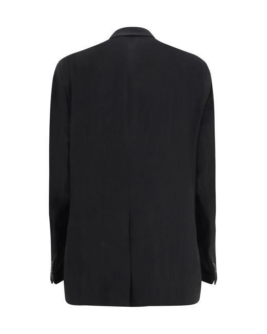 Gcds Black Blazer Double-Breasted