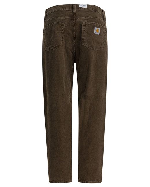 Carhartt Brown "Aaron" Velvet Pants for men