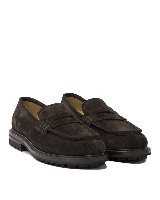 Henderson Black Loafers & Slippers Brown for men