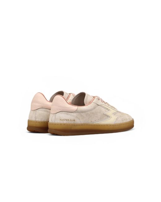 Moaconcept White Club Suede Leather Sneakers
