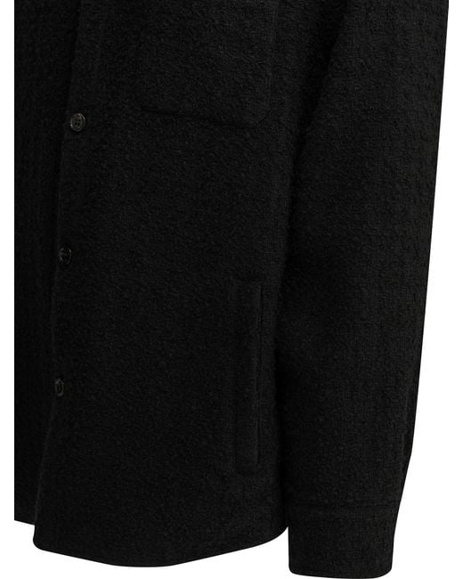 Valentino Black Vgold Overshirt Jacket for men