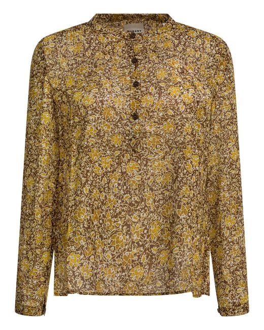 Isabel Marant Natural "Maria" Blouse