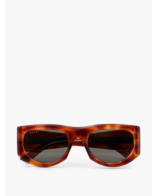 Gucci White Acetate Sunglasses